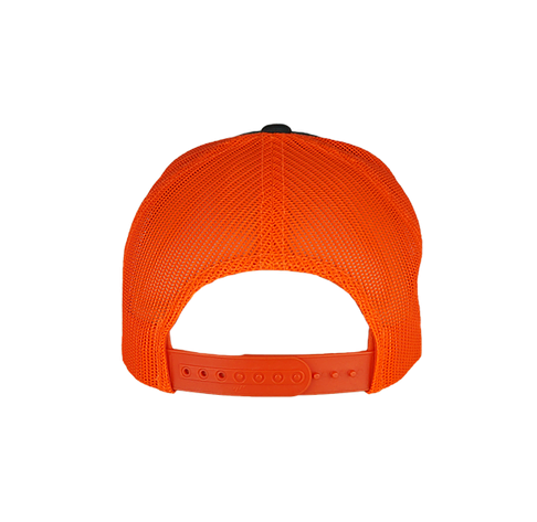 Big Strappin' Trucker Snapback Neon Orange/Charcoal