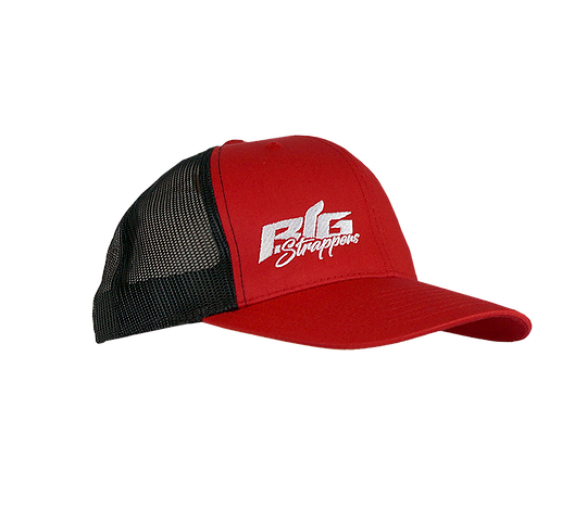 Big Strappin' Trucker Snapback Black/Red