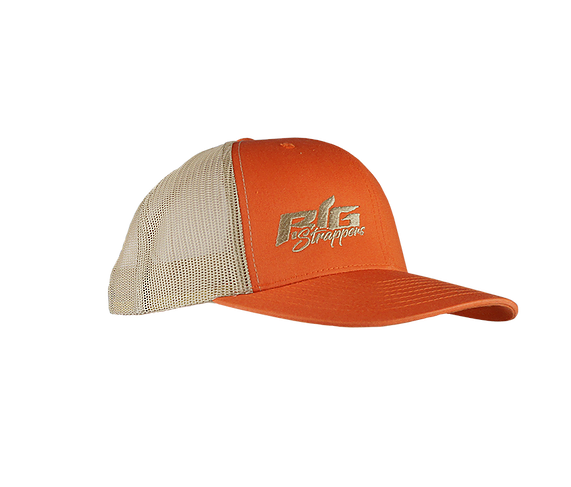 Big Strappin' Trucker Snapback Orange/Khaki