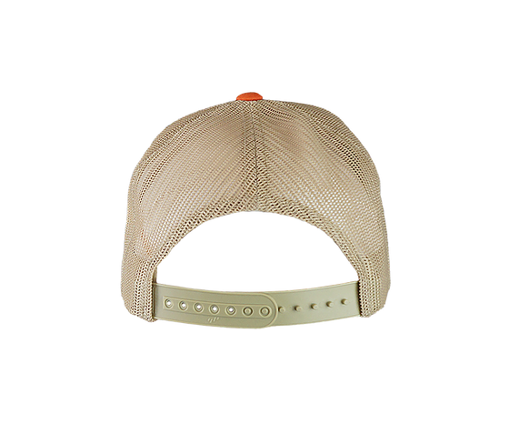 Big Strappin' Trucker Snapback Orange/Khaki