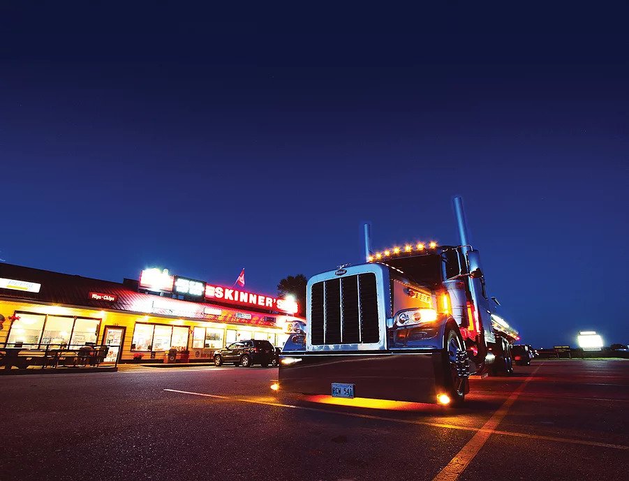 Shift Products Peterbilt Backlit Air Cleaner Bars - Front