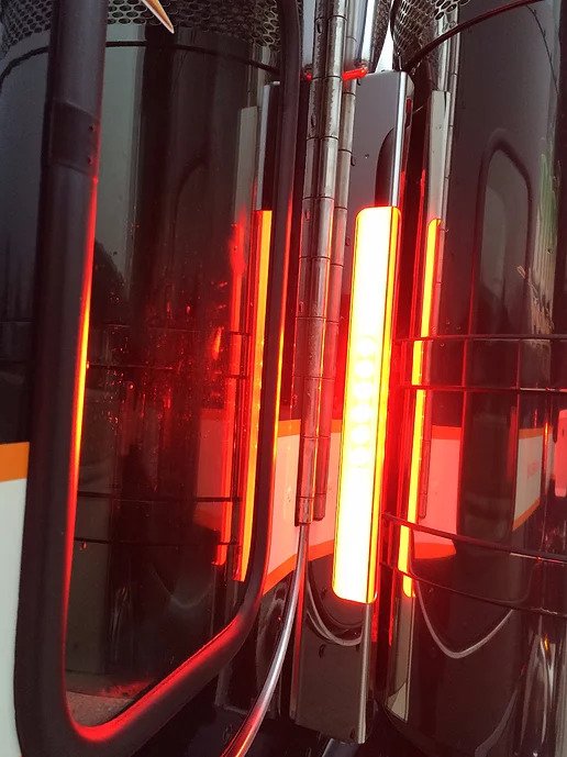 Shift Products Glo-Beam Air Cleaner Bars - Rear