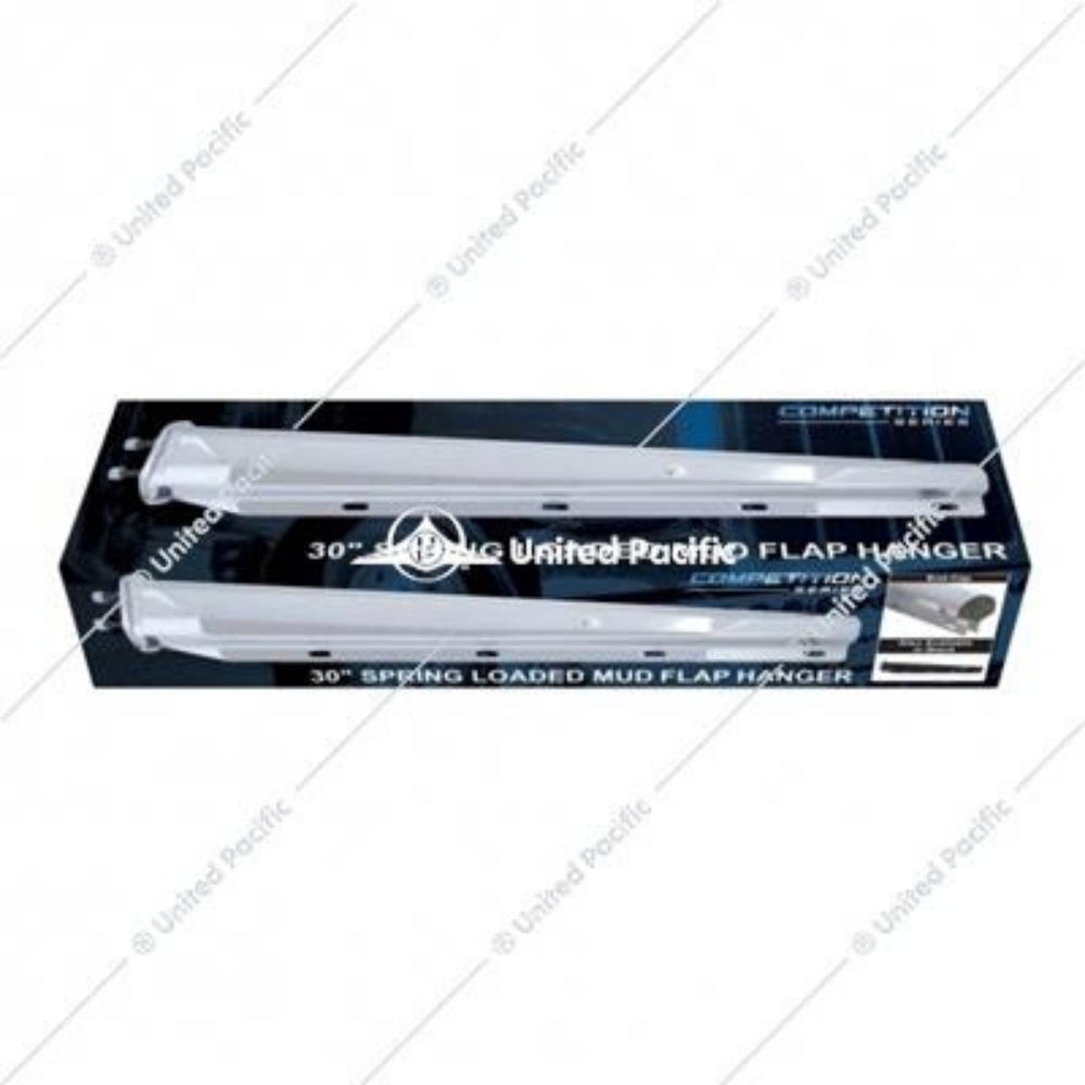 30" Chrome "Competition Series" Heavy Duty Mud Flap Hanger - 2-1/2" Bolt Pattern