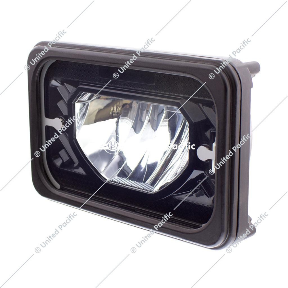 ULTRALIT - Heated 4" X 6" LED Headlight Low Beam - Black