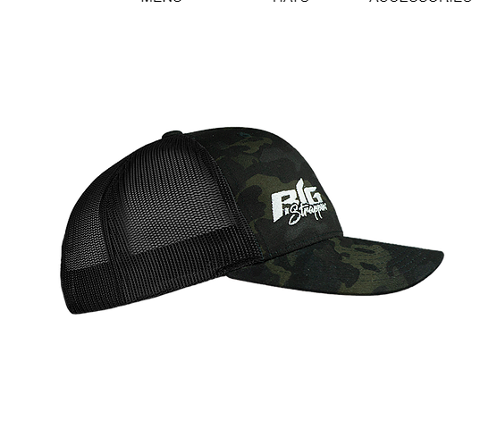 Big Strappin' Trucker Snapback Camo