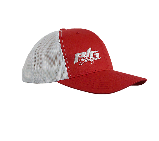 Big Strappin' Trucker Snapback Red/White