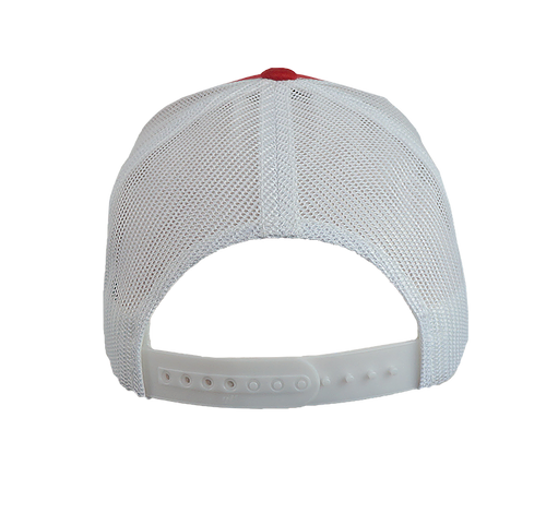Big Strappin&#39; Trucker Snapback Red/White