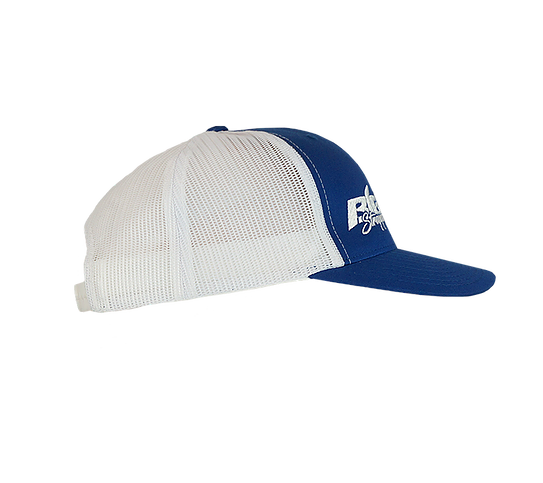 Big Strappin' Trucker Snapback Blue/White