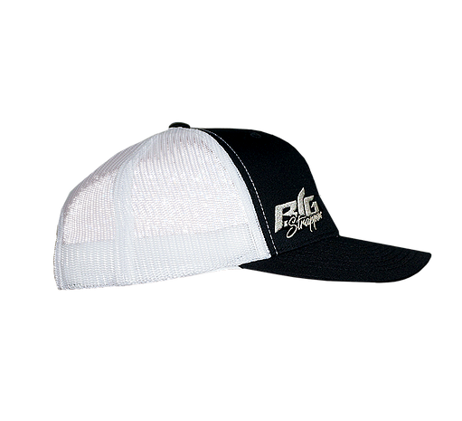 Big Strappin' Trucker Snapback Black/White