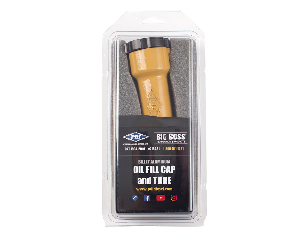 CAT OIL FILL CAP AND TUBE (1994-2010)