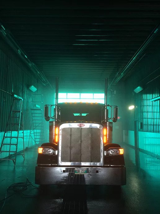 Shift Products Peterbilt Backlit Air Cleaner Bars - Front