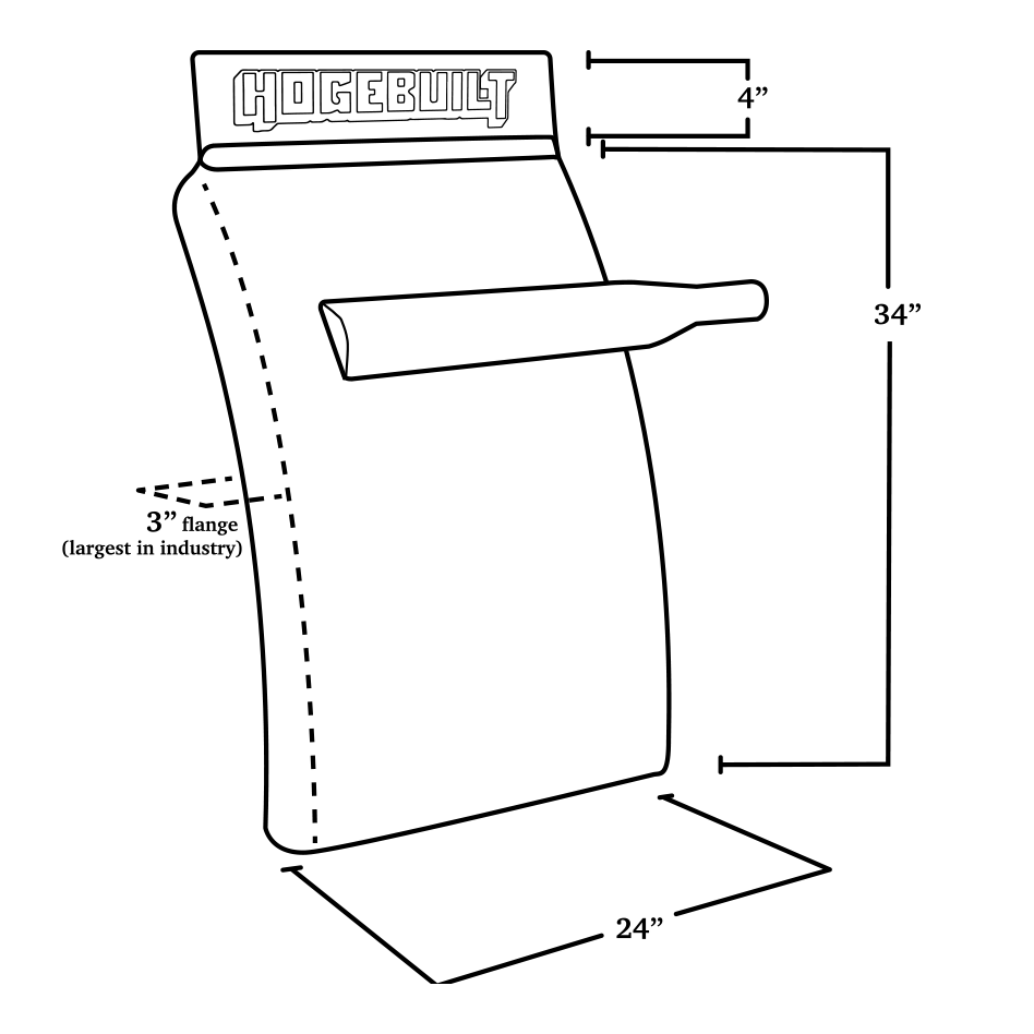 34&quot; Hogebuilt Quarter Fender Kit