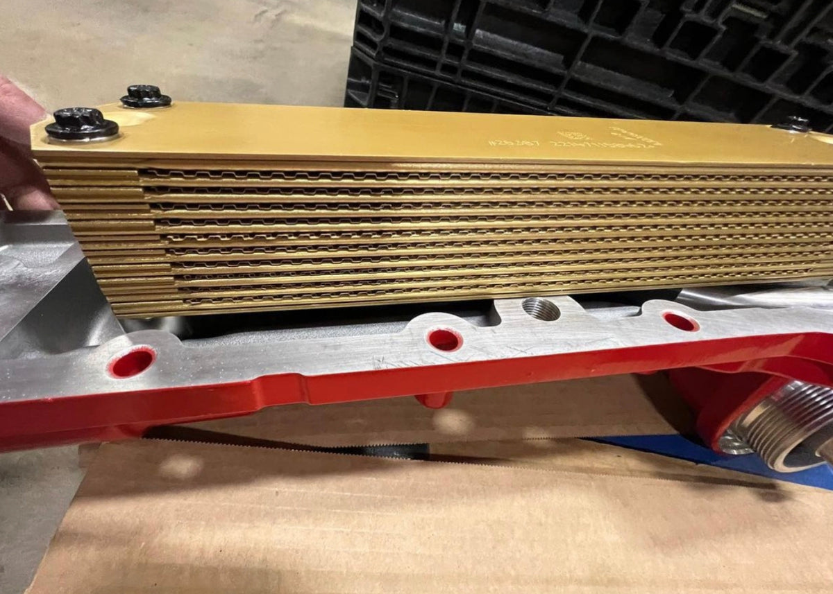 Big Boss Performance Dual Oil Cooler for Cummins X15 | ISX