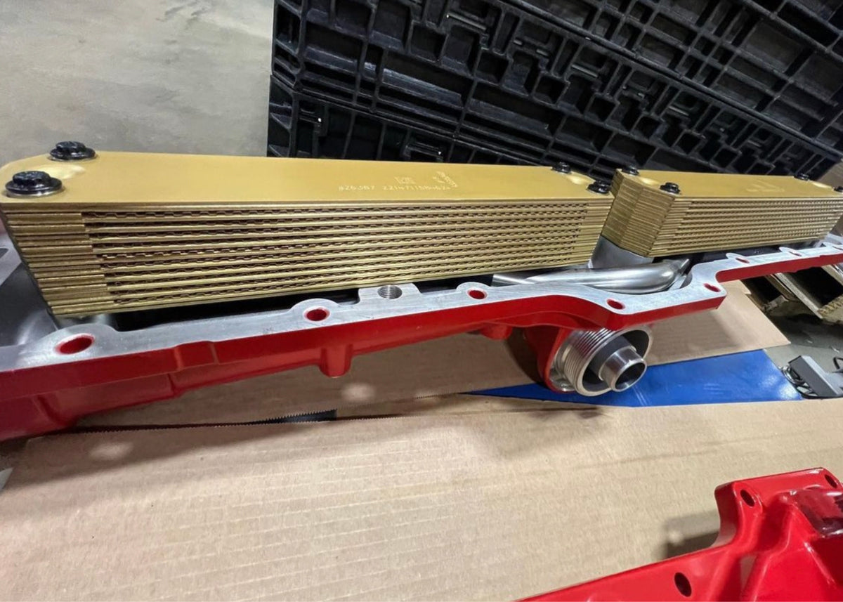 Big Boss Performance Dual Oil Cooler for Cummins X15 | ISX