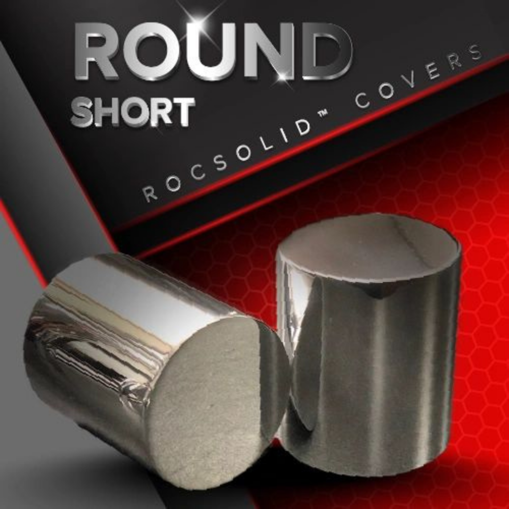 3" Round Short Lug Nut Cover