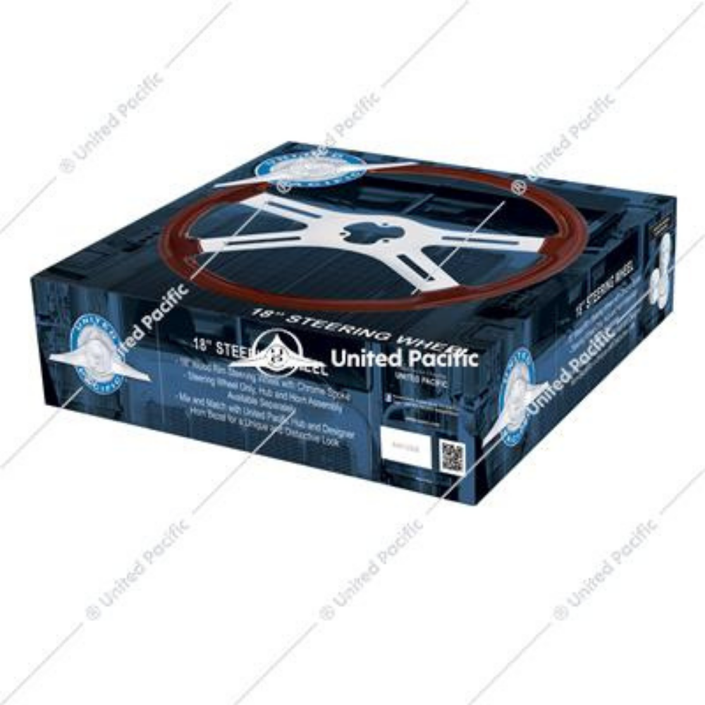 18" Chrome Boss Steering Wheel