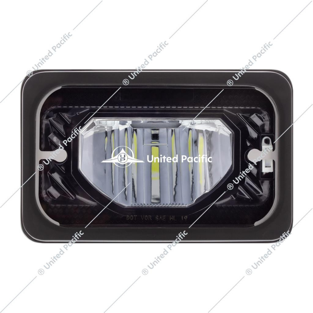 ULTRALIT - Heated 4" X 6" LED Headlight Low Beam - Black