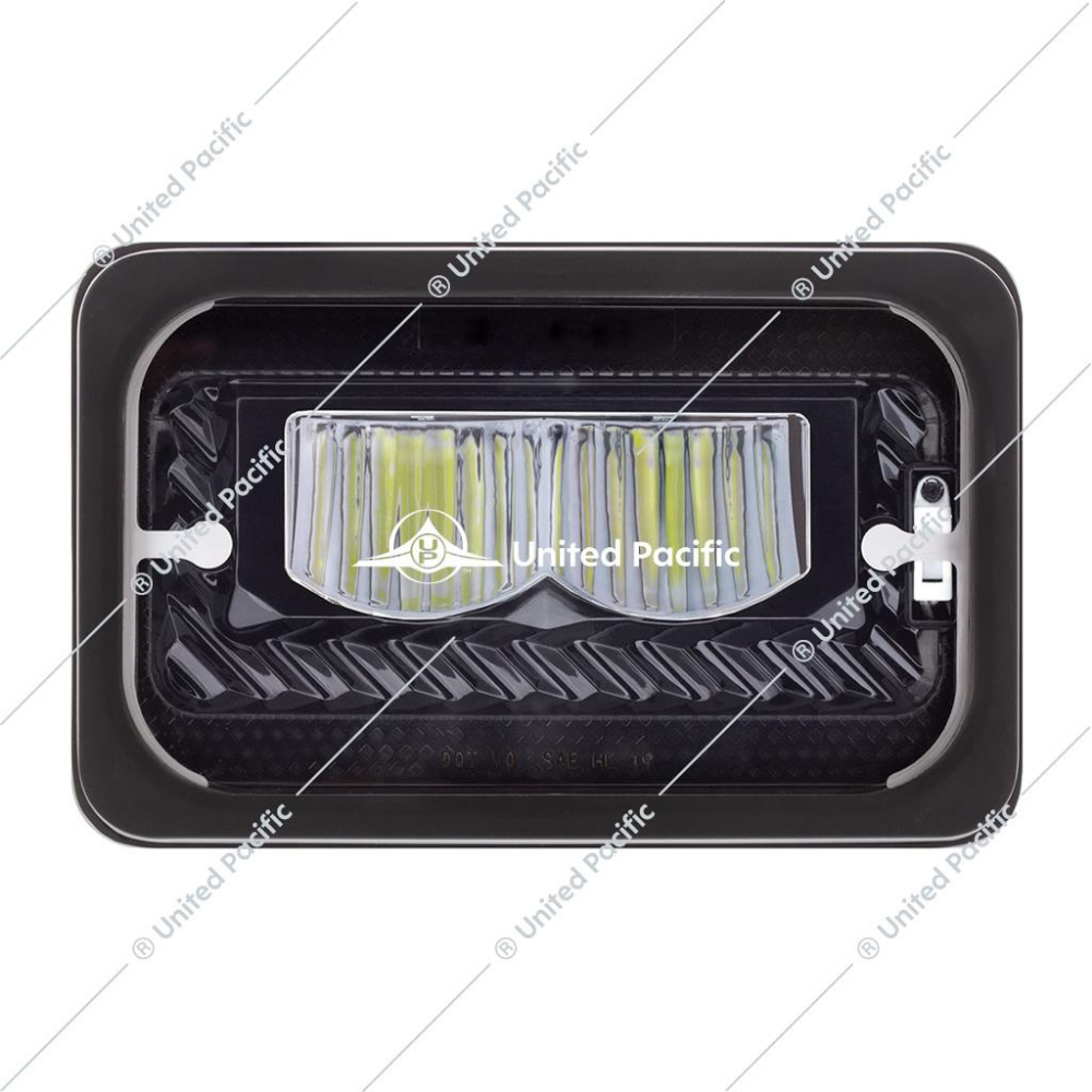 ULTRALIT - Heated 4" X 6" LED Headlight High Beam - Black