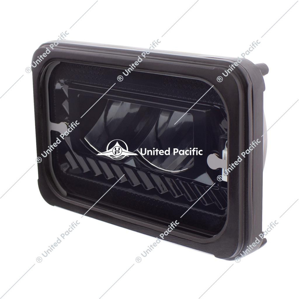 ULTRALIT - Heated 4&quot; X 6&quot; LED Headlight High Beam - Black