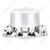 Chrome Dome Rear Axle Cover W/ 33mm Nut Covers - Thread-On