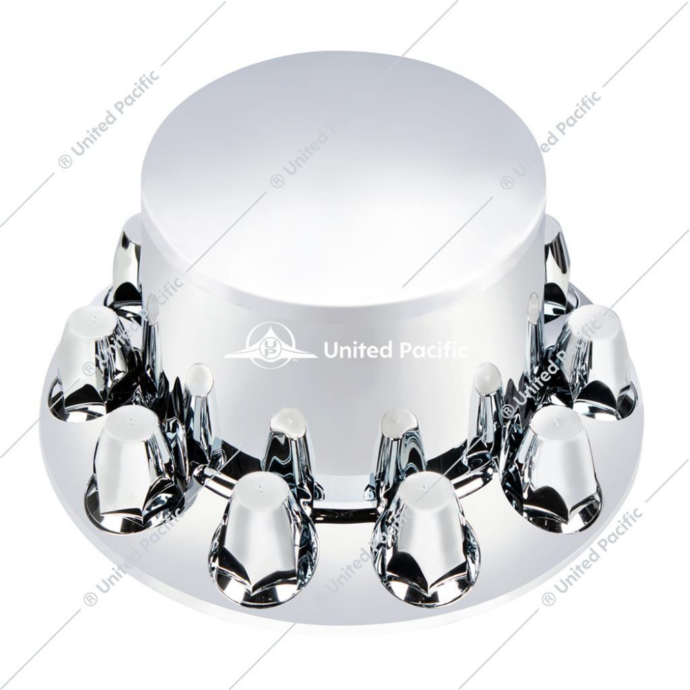 Chrome Dome Rear Axle Cover W/ 33mm Nut Covers - Thread-On