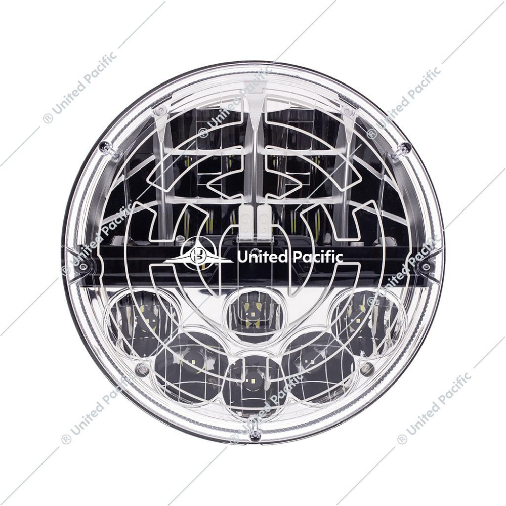 ULTRALIT - Heated 7&quot; LED Headlight With Polycarbonate Lens &amp; Housing